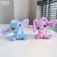 St1 พวงกุญแจ จี้ตุ๊กตา Stitch and Angel ดอกลาเวนเดอร์ เหมาะกับของขวัญ สําหรับห้อยกระเป๋าเด็กผู้หญิง