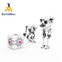 【Portal 2】ของเล่นตัวต่อเลโก้ MOC P-body &amp; Atlas BuildMOC 446 ชิ้น