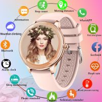 ❃❃﹍ 2023 New Women Bluetooth Call Smart Watch Custom Dials Take pictures remotely 1.09 Inch Full Touch Screen Smartwatch Ladies box