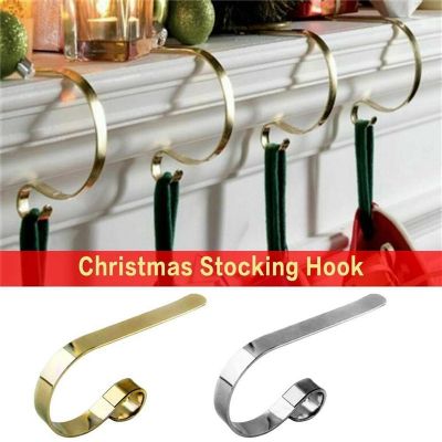 1pcs Stocking Holder Hanging Hooks Fireplace Mantel Adhesive Hanger for Ornament