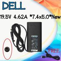 Adapter Dell 19.5v 4.62a *7.4X5.0* New / อะแดปเตอร์ เดล 19.5v 4.62a *7.4X5.0* New แถมฟรีสายไฟ