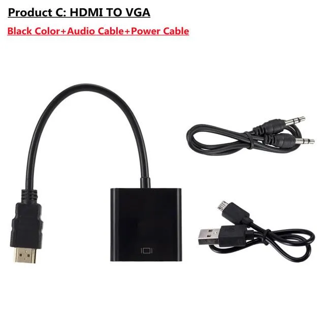 hdmi-compatible-to-vga-adapter-cable-male-to-famale-converter-1080p-vga-jack-3-5-aux-cable-usb-power-for-pc-laptop-projector-tv