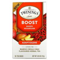 Premium for U? รส ชา Twinings  TEA BOX ชาทไวนิงส์ ชาอังกฤษ นำเข้าจากต่างประเทศ  ? Boost Mango Chili