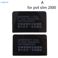 ?【Lowest price】Legend 2pcs Host Seal Sticker Label สำหรับ PS4 1000/1100 1200สำหรับ Slim 2000สำหรับ PS4 Pro