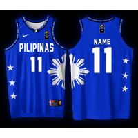 NEW PILIPINAS BASKETBALL JERSEY FREE CUSTOMIZE OF NAME AND NUMBER ONLY Full Sublimation