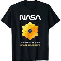 เสื้อยืด พิมพ์ลายกล้องโทรทรรศน์อวกาศ NASA James Webb JWST Worm Insignia ESA CSA