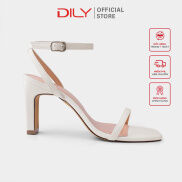 Giày Sandal DILY Quai Mảnh Gót Trụ 7cm_AA0279
