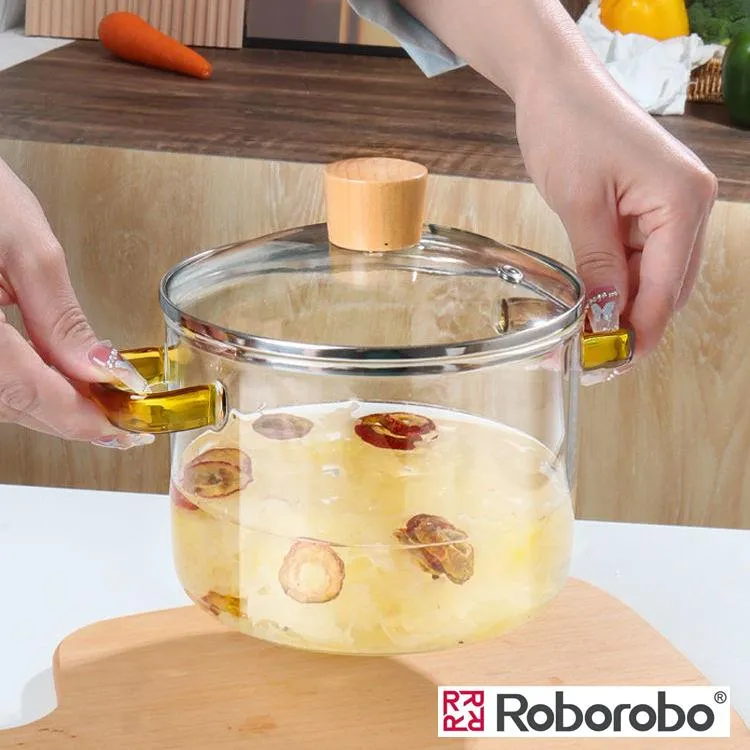 Roborobo Glass Cooking Pot