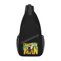 【jw】♤  Man Peito Bolsa para Homens e Mulheres Anime Bolsas Mochila de Viagem Escolar Ao Ar Livre Poliéster Casual Tamanho Único