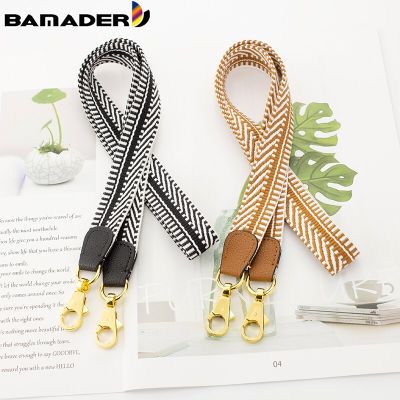 High Quality Bag Strap BAMADER Canvas Webbing Shoulder Straps Fashion Lady Replacement Belt Straps Handbag Women Bag Accessories