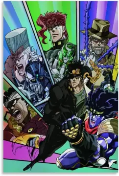 Jotaro Kujo (Jojo's Bizarre Adventure) Legacy Portrait Art Print