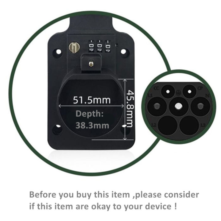 jaycreer-พลาสติก-ev-charger-holster-dock-และ-j-hook-สำหรับ-sae-j1772-ev-charger-หรือ-iec-62196-ev-charger