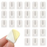 25pcs Easy Install For Curtain Rods Self Adhesive Hook Home Kitchen No Drilling Multifunctional Wall Mounted Photo Frame