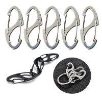 5Pcs Small Paracord Hooks Clasps Keychain Outdoor Camping Tools(41mm)