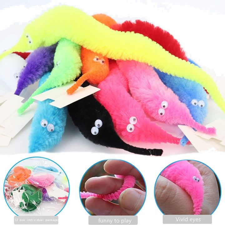 cc-5pcs-twisty-worm-favors-fuzzy-string-new-strange-trick-kids