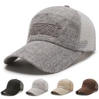 Men Hat Outdoor Fishing Baseball Cap Breathable Peaked Sunscreen Sun Summer