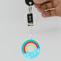 【Ready Stock】 8pcs Donut พวงกุญแจจี้ตกแต่ง Key CHAIN ​​จี้ Key CHAIN ​​ตกแต่งแขวนตกแต่ง