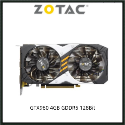 USED ZOTAC GTX960 4GB GDDR5 128Bit GTX 960 Gaming Graphics Card GPU