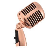 Professional Wired Vintage Classic Microphone Dynamic Vocal Mic Microphone for Live Performance Karaoke