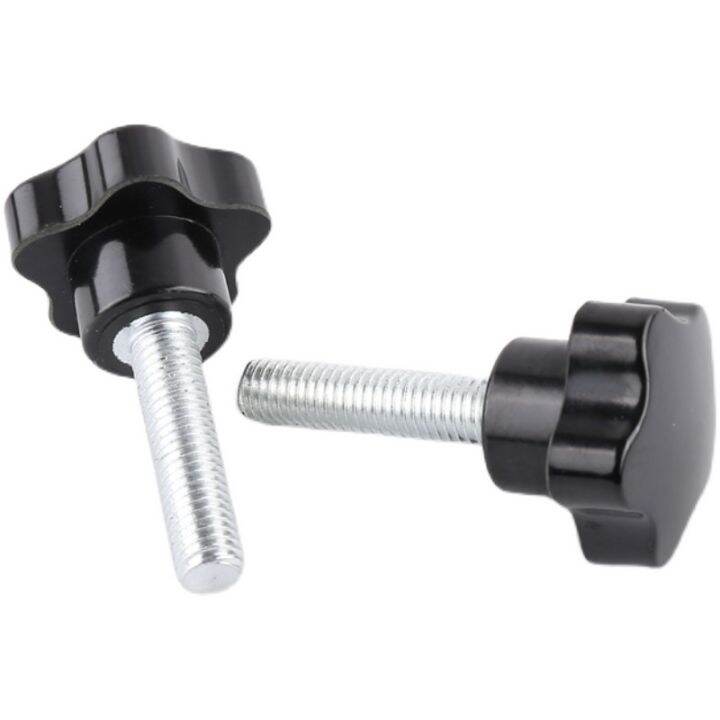 2PCS M6 M8 Thread Bakelite Clamping Knobs Lathe 5Star Knob Clamping