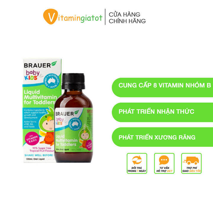 Nước Uống Vitamin Tổng Hợp Cho Bé Từ 1 3 Tuổi Liquid Multivitamin for