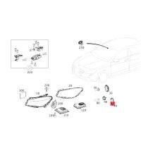 Right Headlight LED Module Control Replacement A1769066600 For Mercedes A-Class W176 CLA C117 12-18 Head Light Lamp Lighting Unit