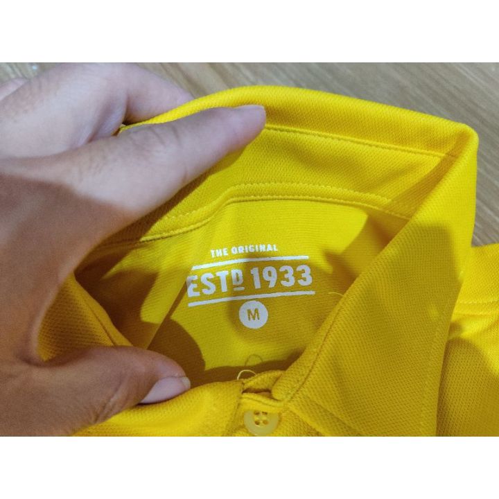 เสื้อโปโล-สิงห์-สีเหลือง-ของแท้บริษัท