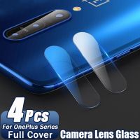 4PCS Camera Lens Protector Glass For OnePlus 7 7T 8 9 Pro Back Lens Cap On oneplus Nord 2 8T 9R 9RT Full Cover Protective Cases