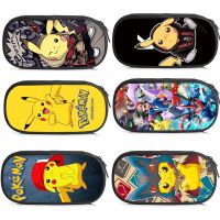 VXJKQN Kawaii เครื่องเขียนนักเรียนอุปกรณ์สำนักงานโปเกมอน Pikachu กล่องเครื่องเขียนกรณีปากกากระเป๋าใส่ดินสอกล่องดินสอ