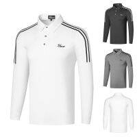 Titleist Taylormadeผลไม้,เสื้อผ้าผู้ชาย LINDEBERG กอล์ฟกลางแจ้งแห้งเร็วเสื้อโปโลเสื้อกลางแจ้งกอล์ฟแขนยาว