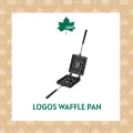 LOGOS เครื่องทำวาฟเฟิล พกพาได้ Waffle Pan. 