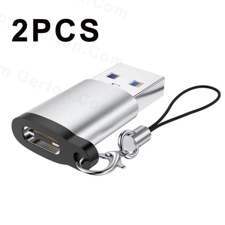 [HOT W] 2PCS USB 3.0 OTG Charger Adapter For iPhone 13 12 Pro Max USB