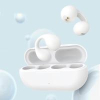 Bone Conduction Ear Hook Earring Bluetooth 5.2 Earphones Waterproof TWS Wireless Earbuds Headset Sport Earbuds for Ambie 1:1 Over The Ear Headphones