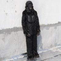 [May hot] King Kong orangutan mask latex animal headgear cosplay chimpanzee dress up costume props