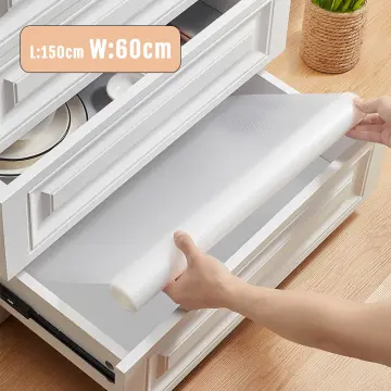 Clear EVA Waterproof Cupboard Cabinet Shelf Drawer Liner Non Slip Table  Cover Mat Non Adhesive Kitchen Home Organization Use