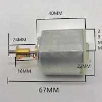 มอเตอร์ขนาดเล็ก FF-390 /FF-337PA ไมโคร DC 2.4V 3.7V สำหรับมอเตอร์ปัตตาเลี่ยนแรงดันต่ำและความเร็วสูงพร้อมมอเตอร์ไฟฟ้าล้อทองแดง