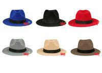 หมวกปานามา สีดำ ผ้าวู ทรงสวยสุดฮิตที่เป็นที่นิยมในเหล่าดารา พร้อมจัดส่ง [panama hats]