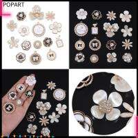 POPART 5PCS ของขวัญ Rhinestone รองเท้าแตะอุดตัน เสน่ห์รองเท้า เสน่ห์การตกแต่งรองเท้า อุปกรณ์รองเท้า เครื่องประดับแฟชั่น