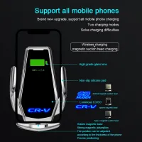 For Honda CRV CR-V CR V 2014 2015 2016 2017 2018 2019 2020 2021 Smart Induction Wireless Charging Car Phone Holder