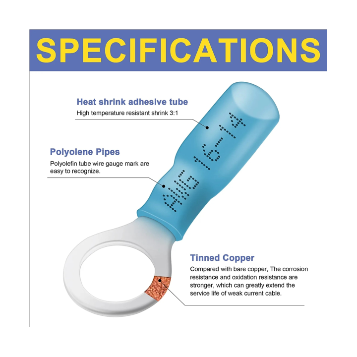 260pc-heat-shrinkable-wire-connector-marine-grade-heat-shrinkable-butt-connector-marine-connector