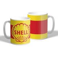 Shell Oil Mugรถวินเทจรถมอเตอร์ไซด์ช่างถ้วยชากาแฟของขวัญ