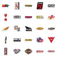 03 50pcs Set Stiker Doodle Logo Motor Jdm Diy Untuk Koleksi