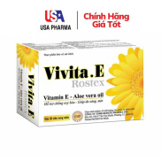 Viên uống đẹp da bổ sung Vitamin E Vivita. E Rostex Omega 3