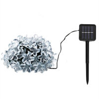 LED Solar String Light 22m 200 LEDS Peach Flower String Fairy Light Outdoor Garden Christmas Party Decoration Solar Lights