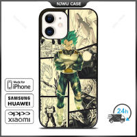 Vegeta Dragonball Comic Phone Case for iPhone 14 Pro Max / iPhone 13 Pro Max / iPhone 12 Pro Max / XS Max / Samsung Galaxy Note 10 Plus / S22 Ultra / S21 Plus Anti-fall Protective Case Cover