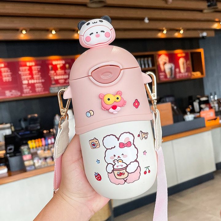 jh-large-capacity-500ml-strap-female-doll-cartoon-portable-straw-high-value-belly-cup-304-stainless-steel-insulation