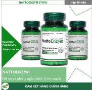 NattoEnzym DHG 670 FU Hộp 90 viên - Nattokinase - Natto enzym,