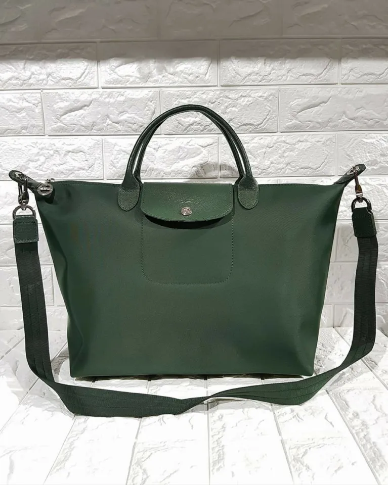 Longchamp Le Pliage Green Small Top-Handle Bag