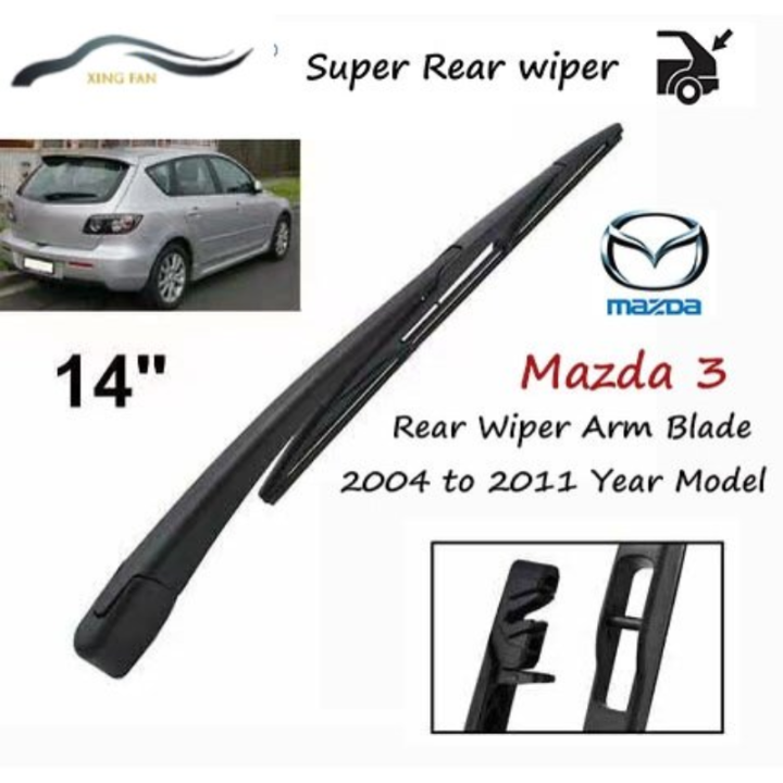 XINFAN (Original)Mazda 3 Hatchback Rear Wiper Assembly Arm/Blade for