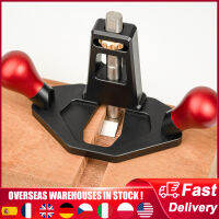 กบทำความสะอาดด้านล่างงานไม้ CNC Maching Anodized Processing Groove Planer น็อตทองเหลืองปรับความลึก Hand Plane Tool